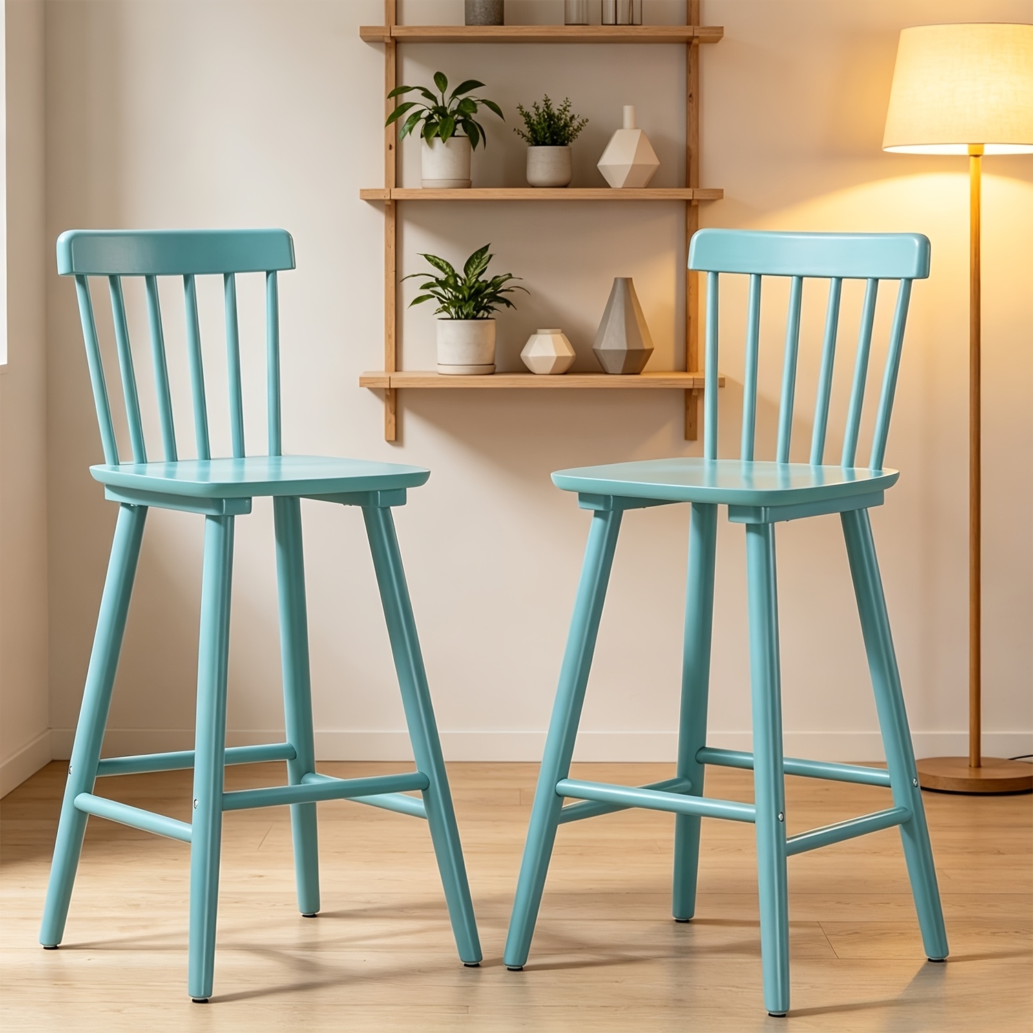 Bar Stools Set of 2, 26 Inch C - Home Bar And Counter 评论和价格