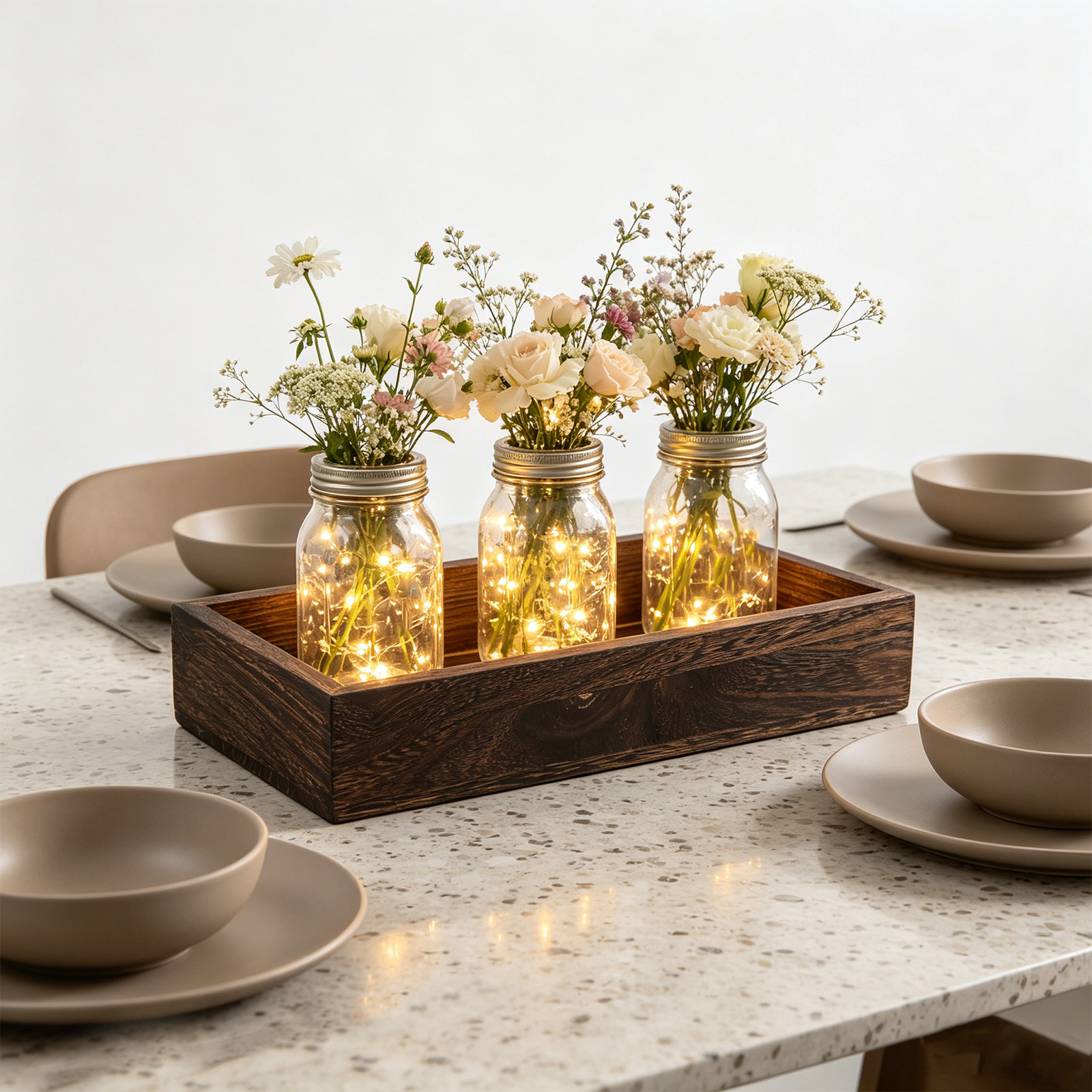 Wooden Tray for Candle Holder  - Home Bar And Counter 评论和价格