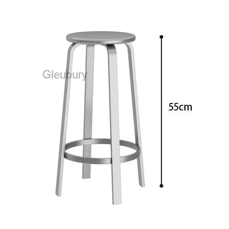 with Round Seat Stools Metal B - Home Bar Seating 评论和价格