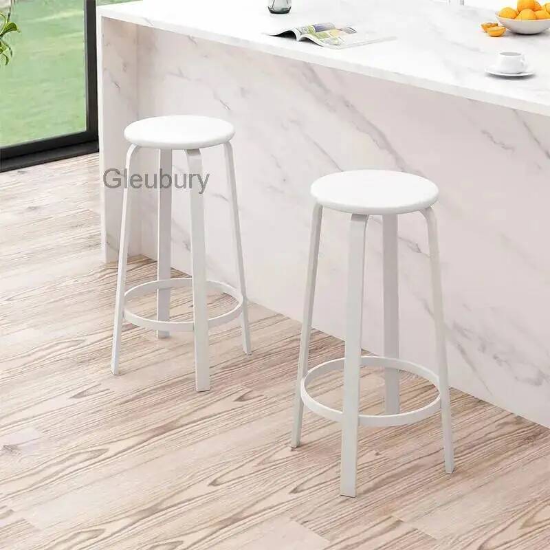 with Round Seat Stools Metal B - Home Bar Seating 评论和价格