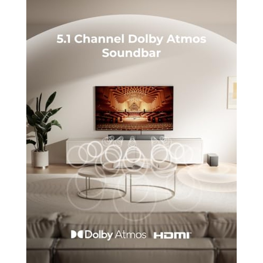 5.1CH Surround Sound Bar with  - Home Bar And Theater 评论和价格