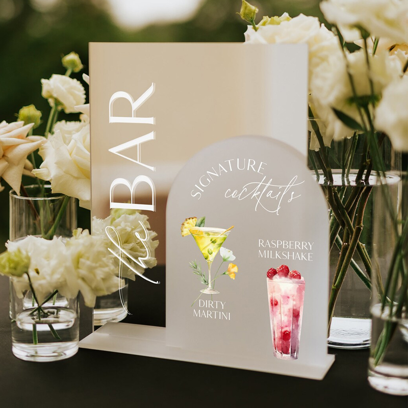 Wedding Bar Menu,Signature Dri - Cocktail Recipe Book 评论和价格