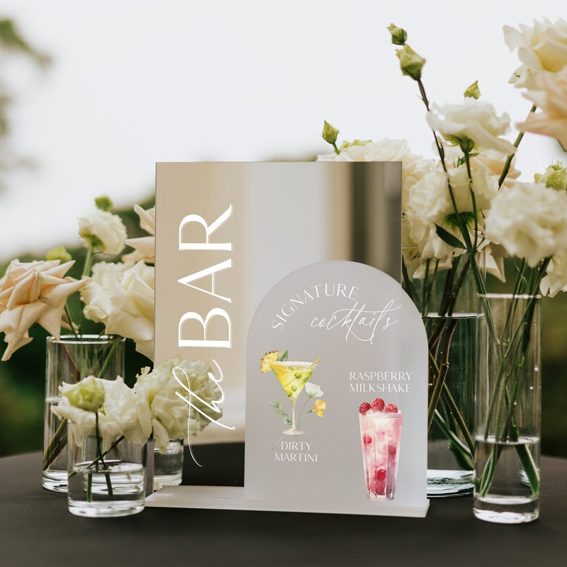 Wedding Bar Menu,Signature Dri - Cocktail Recipe Book 评论和价格