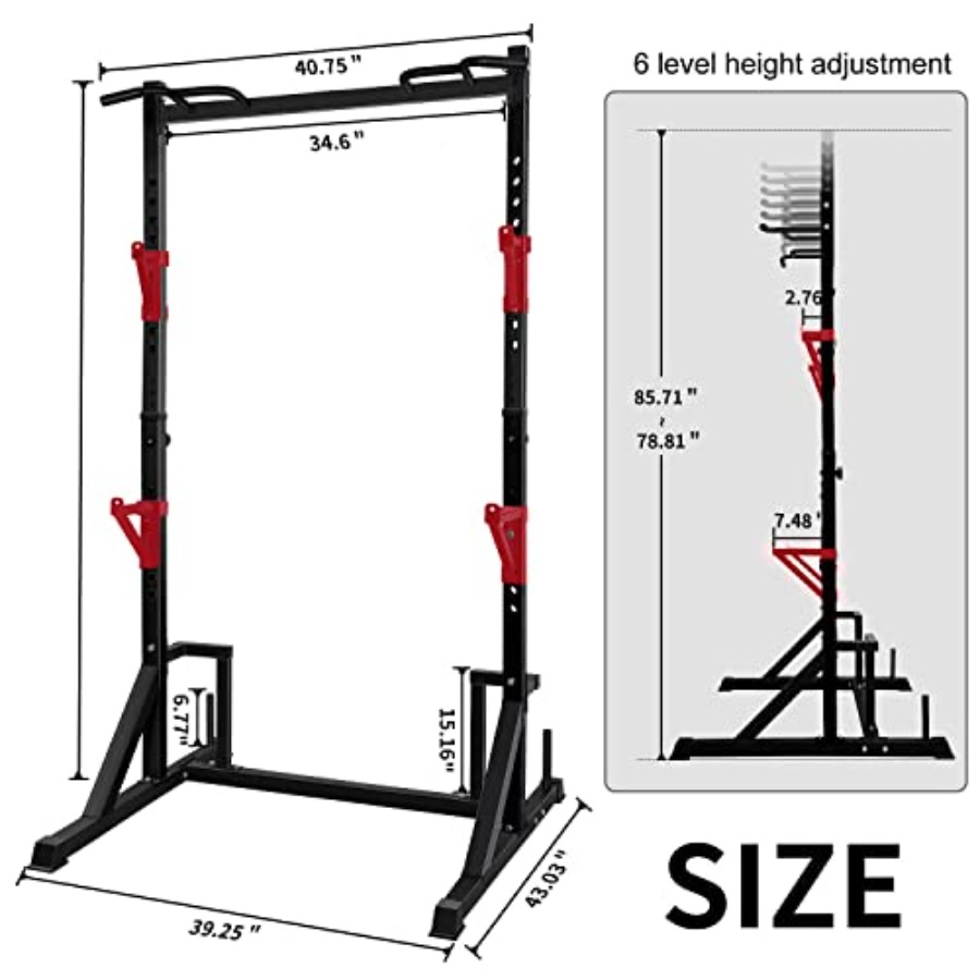 Home gym power rack with pull- - Home Bar Stand 评论和价格