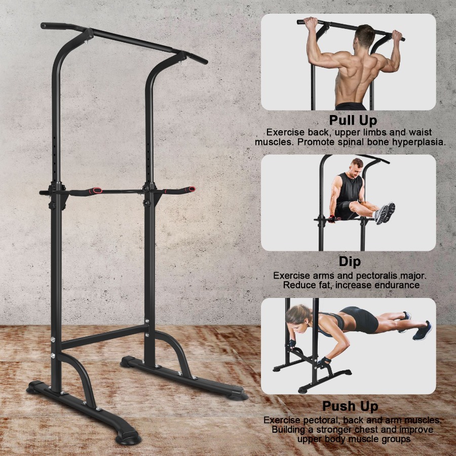 Power Tower Workout Dip Statio - Home Bar Stand 评论和价格