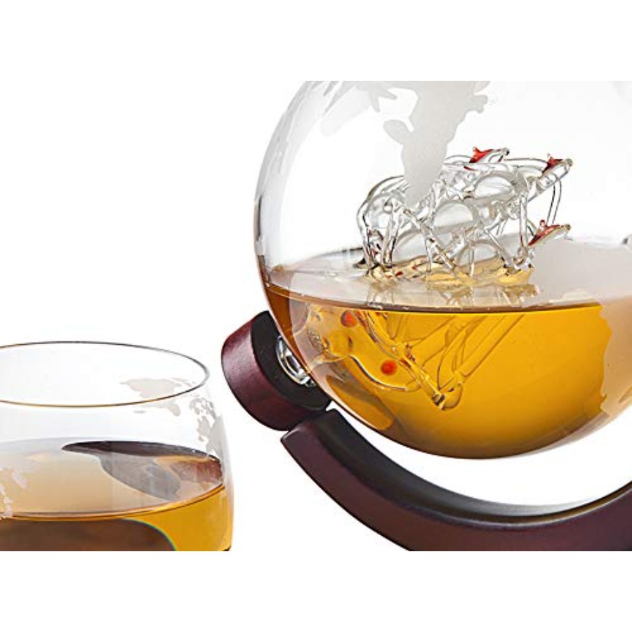 Whiskey Decanter Globe Set wit - Decanter Globe Set 评论和价格