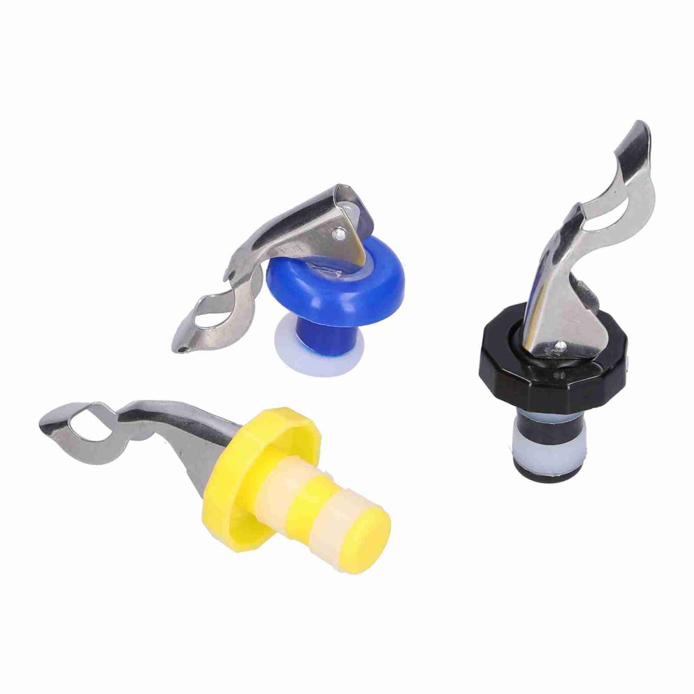 5pcs Silicone Wine Bottle Plug - Wine Preservation Pump 评论和价格