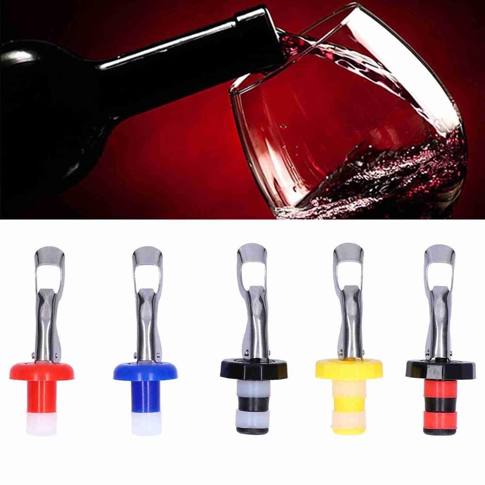 5pcs Silicone Wine Bottle Plug - Wine Preservation Pump 评论和价格