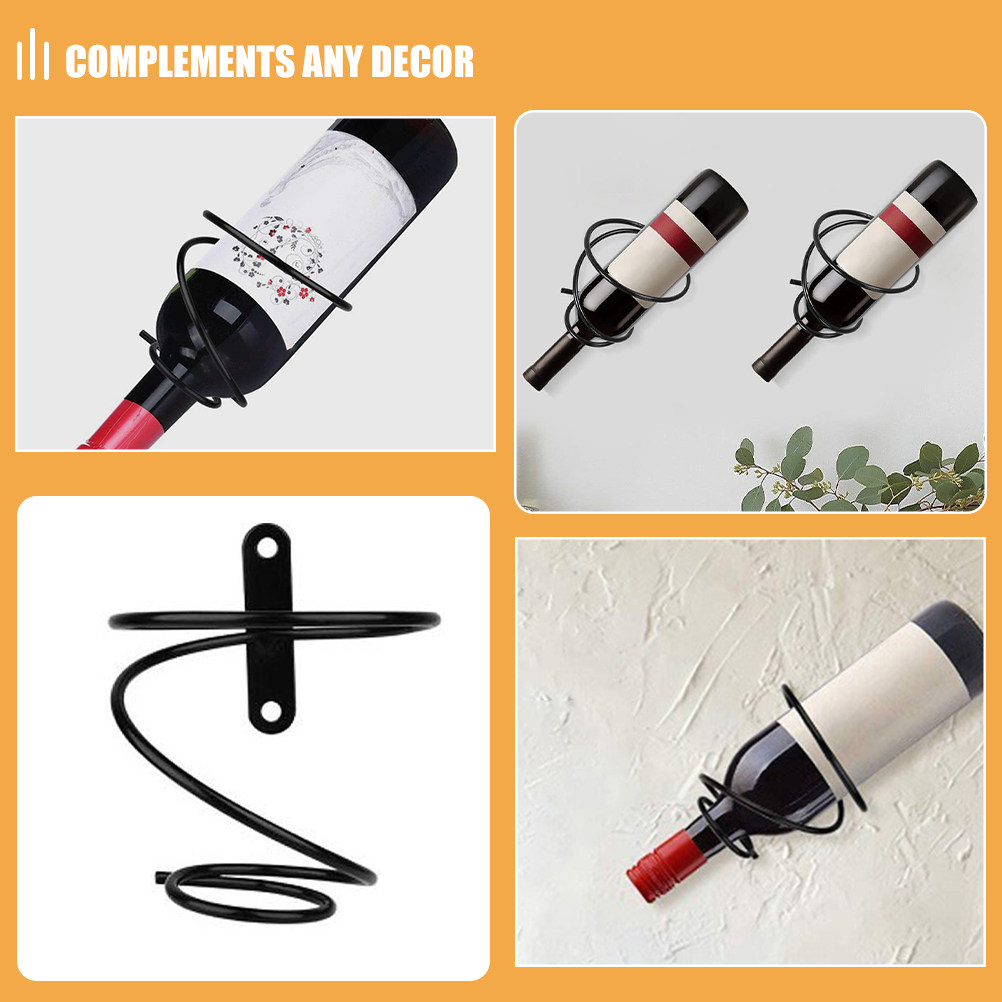 2Pcs Wall Mounted Wine Rack Si - Home Bar Shelf 评论和价格