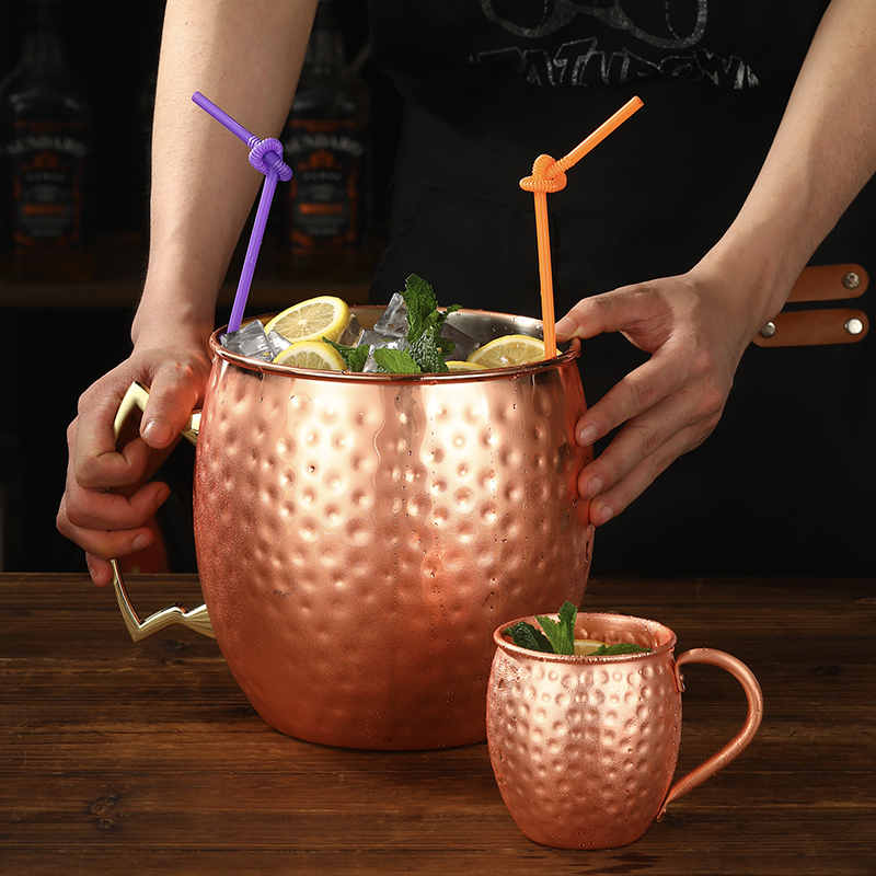 Giant Hammered Moscow Mule Mug - Mule Copper Mug 评论和价格