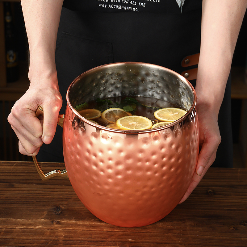 Giant Hammered Moscow Mule Mug - Mule Copper Mug 评论和价格