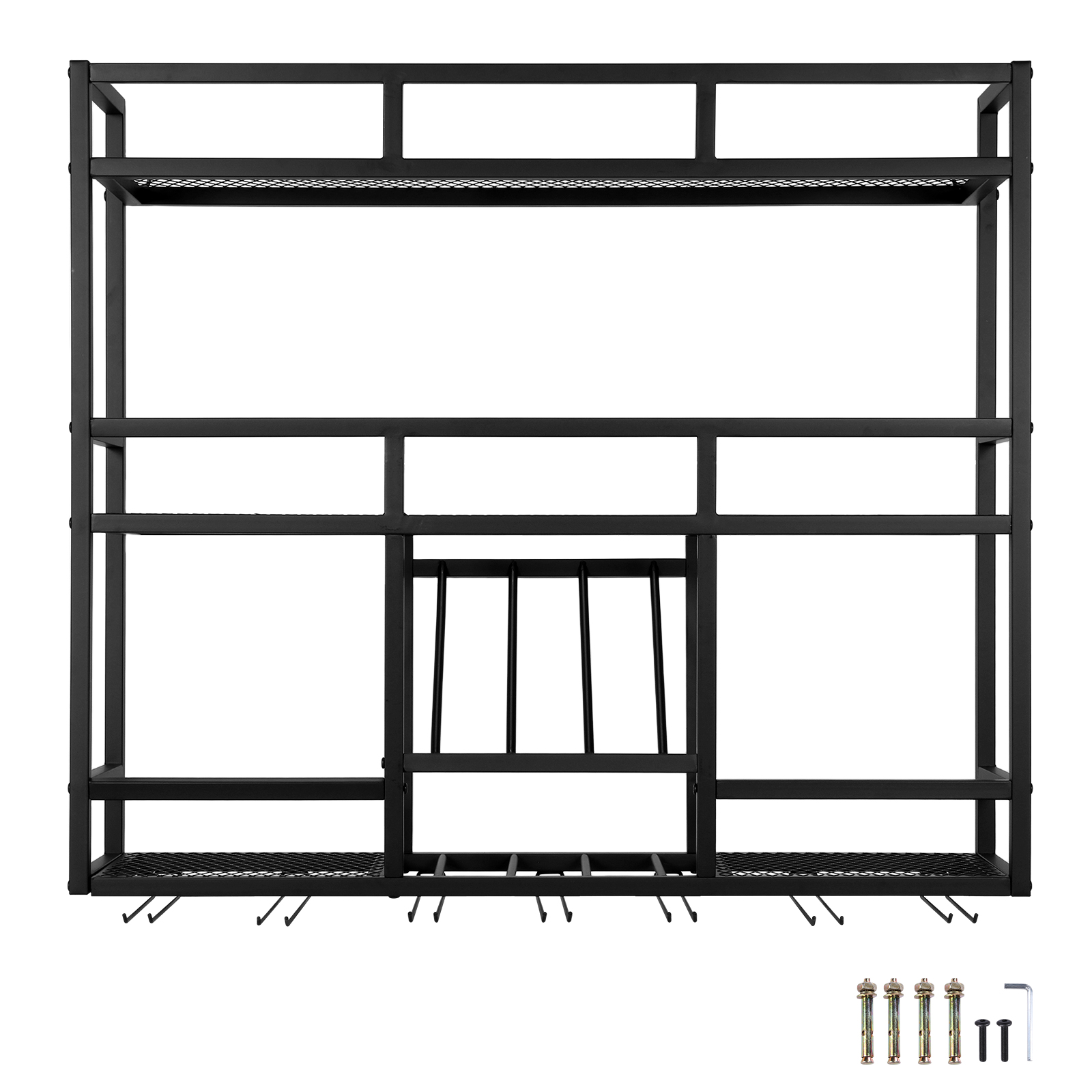 3 Tiers Wall Mounted Wine Rack - Home Bar Shelf 评论和价格