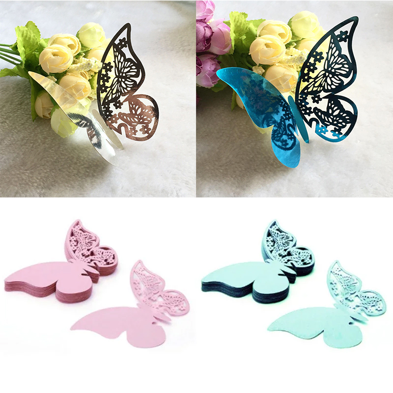 50Pcs/lot 3D Butterfly Party C - Cocktail Recipe Book 评论和价格