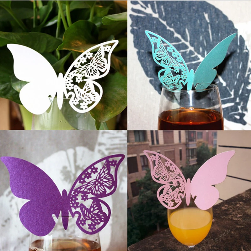50Pcs/lot 3D Butterfly Party C - Cocktail Recipe Book 评论和价格